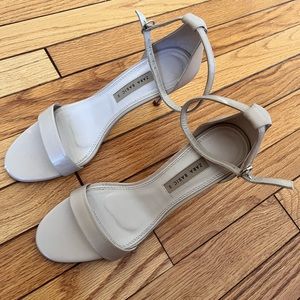 Zara Beige High heels leather size 40 EUR / 9.5 US